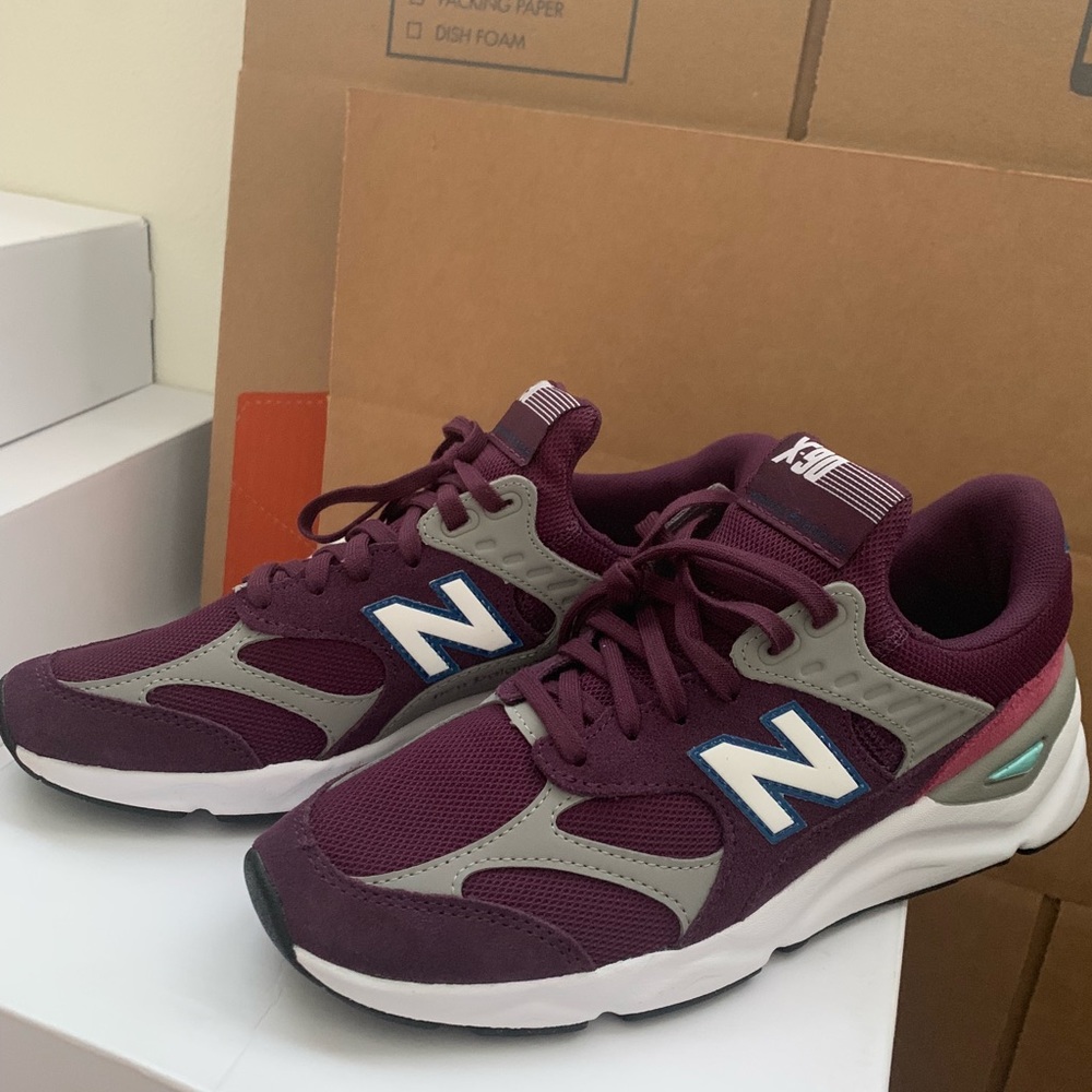 New Balance X90 Reconstructed Purple/Grey Men’s 9